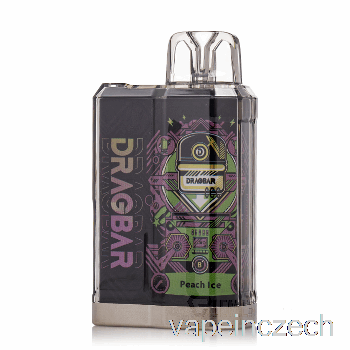 Dragbar B3500 Jednorázové Peach Ledové Pero